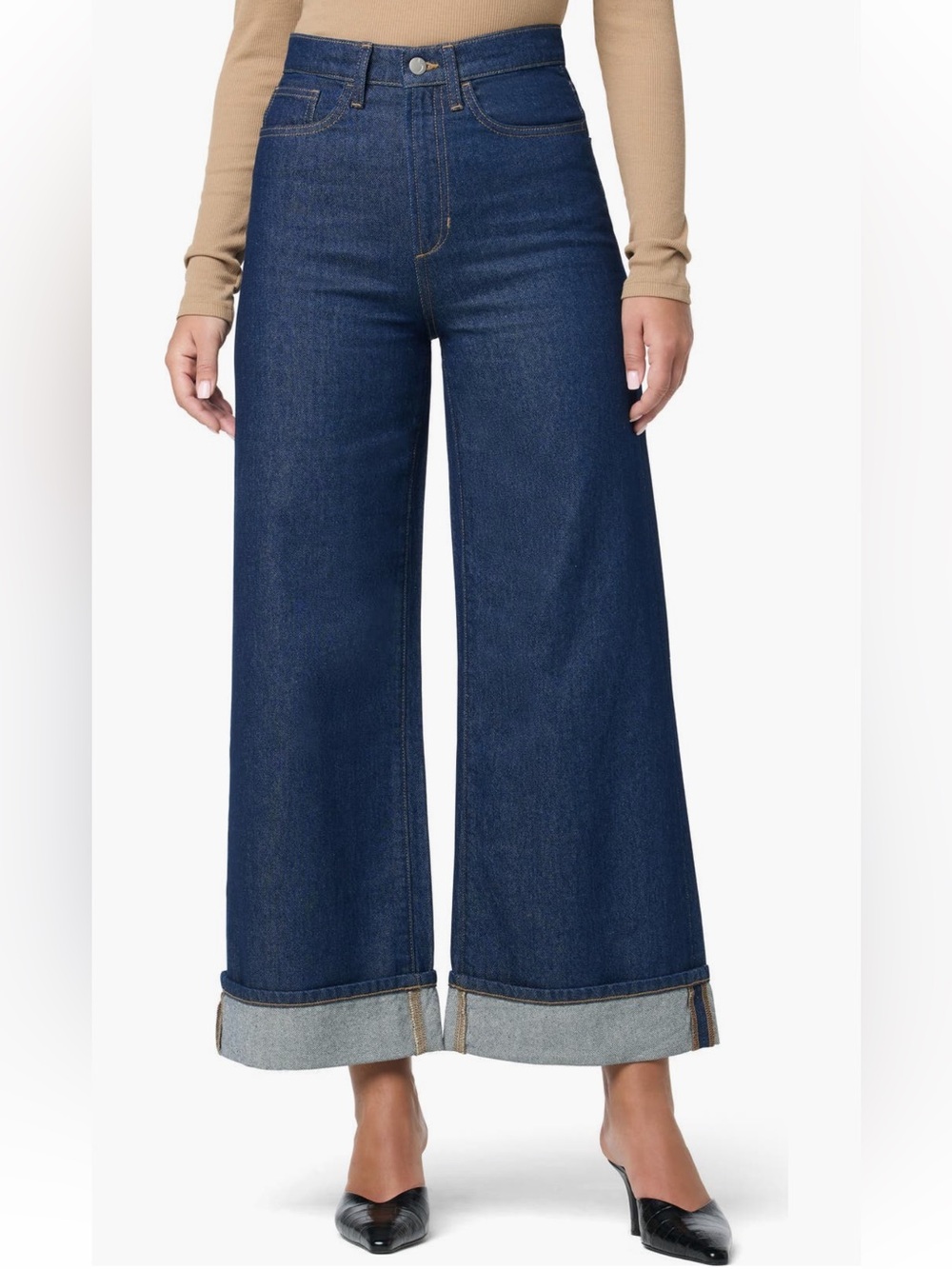 JOES JEANS Hackney Wide Leg Cuff Jeans Size 27 NWT - Picture 2 of 9
